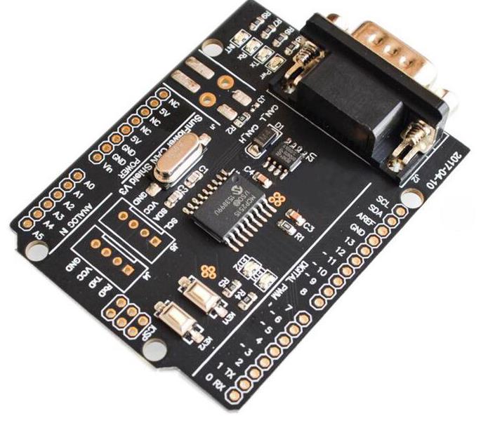 5PCS SPI MCP2515 EF02037 CAN BUS Shield Development Board High Speed Communication Module