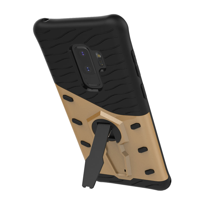 Bakeey Armor Rotating Kickstand PC TPU Protective Case for Samsung Galaxy S9 Plus