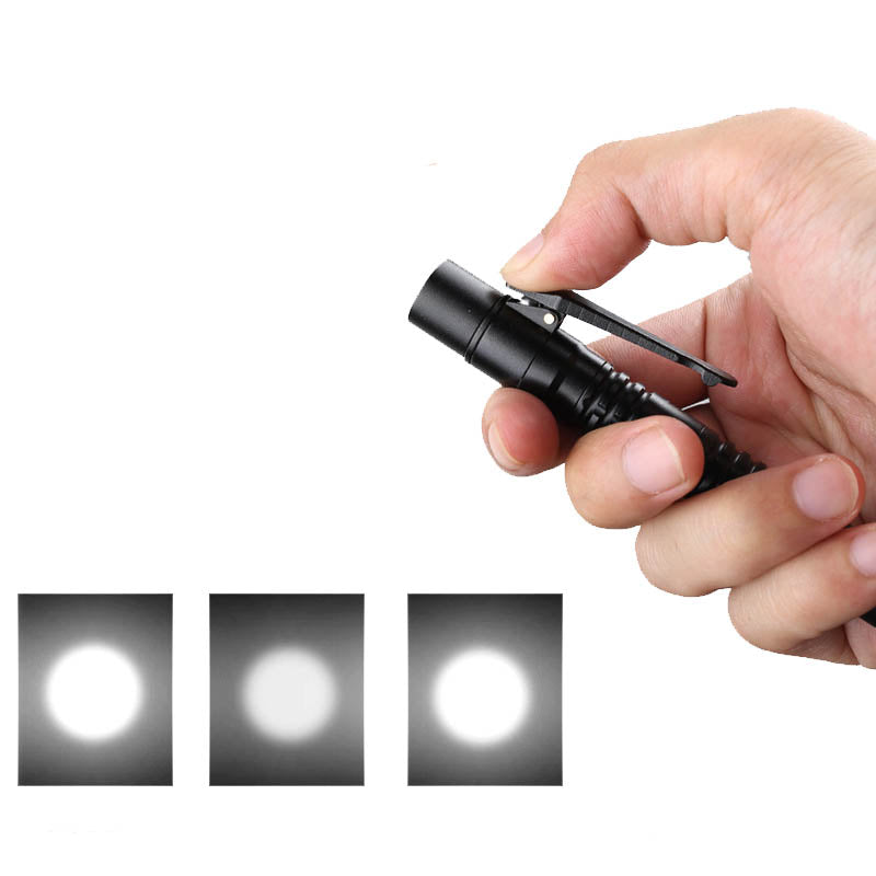 ZANLURE B23 Outdoor Hunting Rechargeable Flashlight Tactical Pen Window Breaker Gel Pen Knife Multi-function Tool