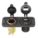 DC 12-24V Car Charger 2 USB Port + LED Volt Meterr + Car