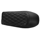Motorcycle Cafe Racer Flat Brat Seat Cushion Hump Saddle Cover For Honda/Yamaha/Suzuki