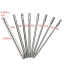 8pcs 150mm Length Magnetic Torx Security Electric Screwdriver Bits Set