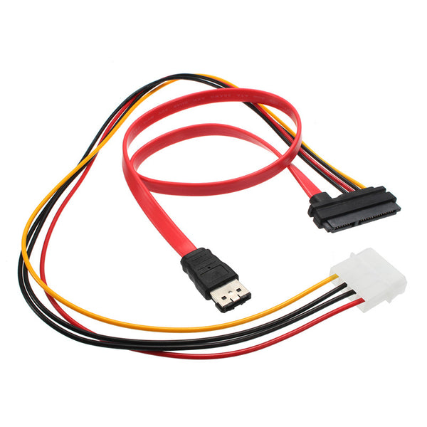 7+15 22pin SATA Interface to ESATA Port Large 4Pin Power Interface Conversion Cable