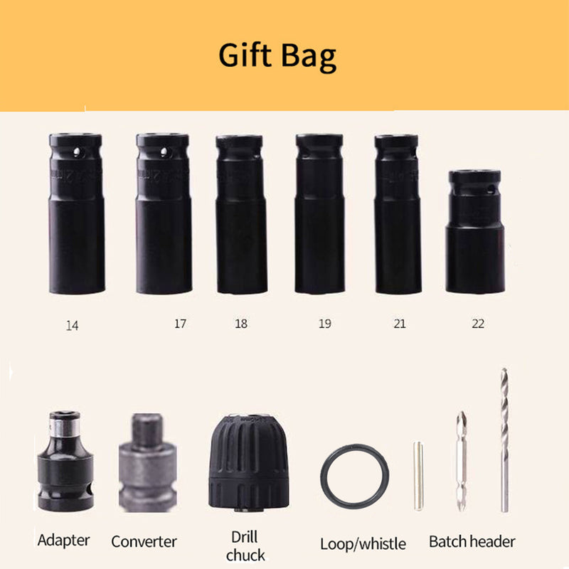 12pcs Socket Adapter Reducer Drill Bits Set Electric Spanner Accessories For Impact Driver