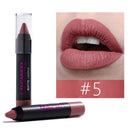 12 Colors Lip Stick Pen Matte Velvet Non Stick To Cup Lip Makeup Waterproof Long-lasting