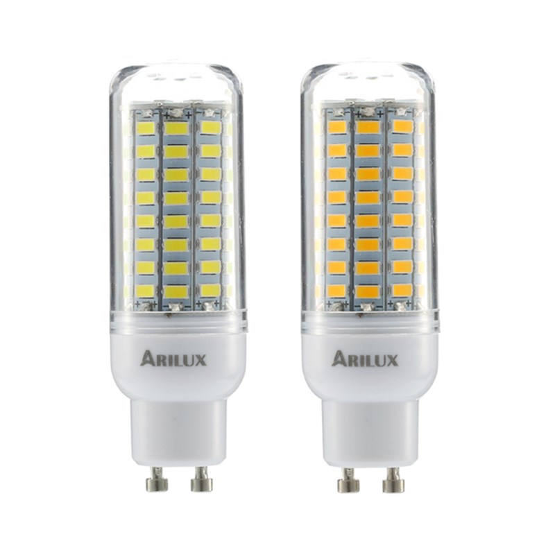 ARILUX E27 E14 B22 GU10 G9 5W SMD5730 Constant Current Smart IC 89LEDs Corn Light Bulb AC220V