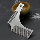 5Pcs/Set Beard Grooming & Trimming Kit Razor Shaping Scissors Mustache Care Styling Tool