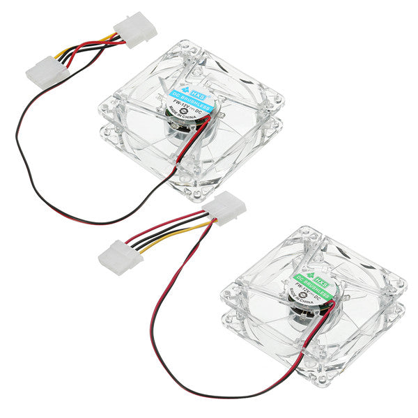 80mm Four LED Light Nine Blade CPU Cooling Fan For PC Computer Case