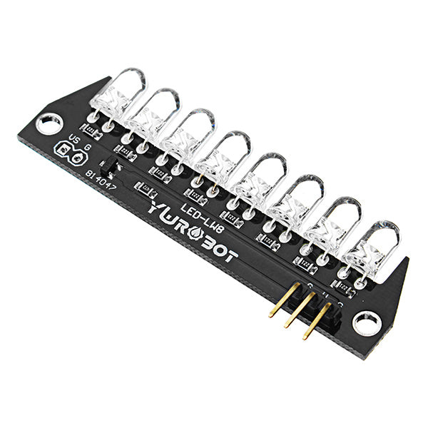 8 Bit 5mm F5 Bright LED Pink Light Module Electronic Building Blocks For