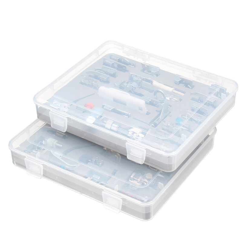52Pcs Domestic Sewing Machine Tools Accessories Foot Presser Feet Kit For Singer Brother Janome