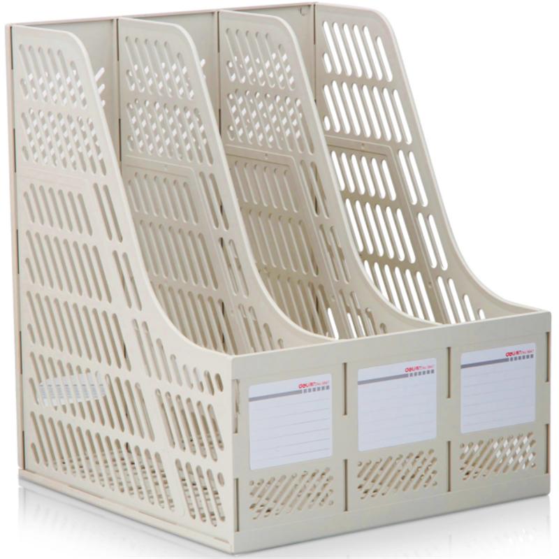 XIAOMI Ecosystem Deli 9847 Document Trays File Holder 3 Layers File Box Plastic File Organizer For Desktop Storage Office School Supplies Classify