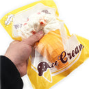 GiggleBread 2PCS Ice Cream Cone Squishy 19*10cm Original Packaging Slow Rising Collection Decor Toy