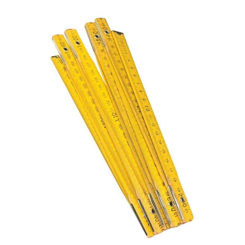 Portable Wooden Folding Ruler 1M/2M Multifunctional Painting Drawing Measuring Instrument Model Template Ruler Carpenter Measuring Tools