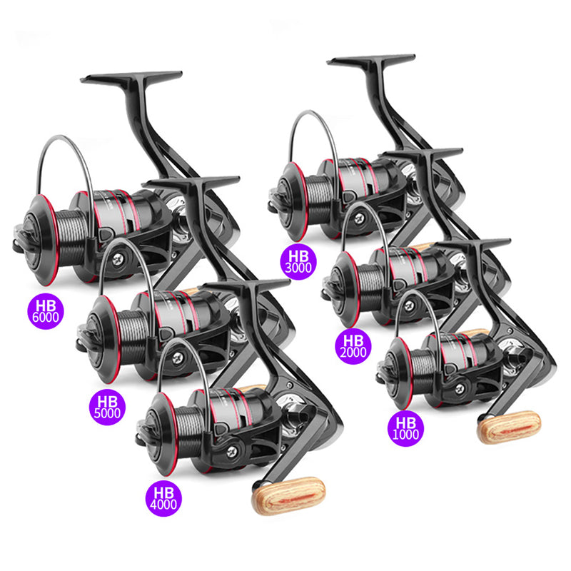 ZANLURE 12BB Spinning Fishing Reel 12BB Metal Spool Folding Arm Left Right 5.2:1