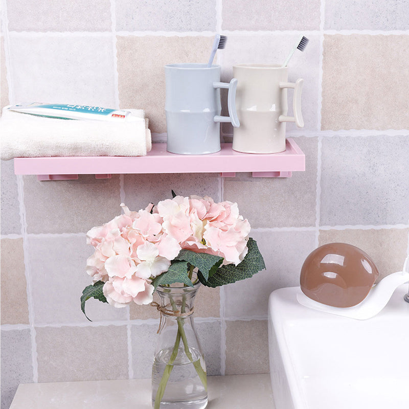 Bathroom Toilet Shelf Wall Storage Bath Organizer Shower Rack Home Kitchen Caddy Tool