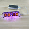 IN-12 Glow Tube Clock 4-bit IN12 Glow Tube Clock Seven-color RGB LED DS3231 Nixie Clock IN-12B
