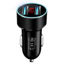 Bakeey 15W LED Light Digital Display Fast Charging USB Car Charger For iPhone XS 11Pro Huawei P30 Pro Mate 30 Xiaomi Redmi 7A 9Pro