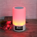 LEORY M6 Home Alarm Clock Portable Wireless bluetooth Speaker LED Light FM Radio Handsfree Speaker