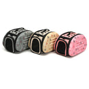 Pet Sided Carrier for Dogs Cats Travel Bag Folding Carrier Bag Collapsible Crate Tote Handbag