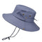 Tactical Cap Outdoor Fisherman Hat Folding Portable Bucket Hat Hiking Climbing Sun Protection Floppy Hat