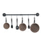 Wall Hanging Rail Rack Kitchen Utensil Wall Mounted Hanging Storage Shelf Rack