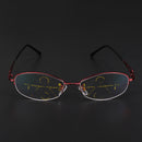 KCASA Progressive Multifocal Lens Presbyopia Reading Glasses Alloy Frame Anti Fatigue