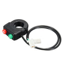 7/8inch 22mm 12V On Off Horn Headlight Switch Motorcycle Handlebar Bar