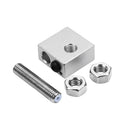 MK8 Aluminum Heating Block + 1.75mm 0.2/0.3/0.4/0.5/0.8mm Nozzle + M6*30mm Throat Kit For 3D Printer