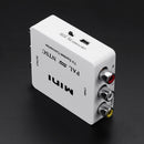 Mini PAL to NTSC NTSC to PAL P/N RCA Dual-Way Format TV Video System Converter Composite