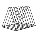 1 Piece Nordic Simple Triangle Wrought Iron Storage Rack Holder Bookshelf file Magazine Storage Box Office Desktop Organizer