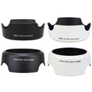 JJC EW-63C Lens Hood for Canon 100D/200D/750D/760D Lens 18-55 STM Hood 58mm