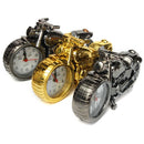 Creative Plastic Motorcycle Motor Bike Quartz Alarm Clock