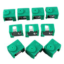 10Pcs Green Silicone Case for Hotend Heating Block Protective Cover 280 for 3D Printer
