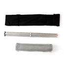 Outdoor Portable Incinerator Folding BBQ Grill Camping Stainless Steel Charcoal Wood Stove