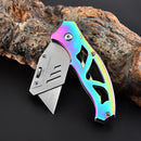 LAOTIE 170mm 3Cr13 Stainless Steel Portable Creative Utility Cutter Line Lock Cutter Art Work Cutting Tools Folding Knife