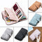 Women Matte PU Leather Large Capacity Long Wallet for iPhone Mobile Phone Under 4.7 Inch
