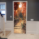 Maple Path Self Adhesive Mural Decals 3D Door Wall Sticker Home Decor Waterproof