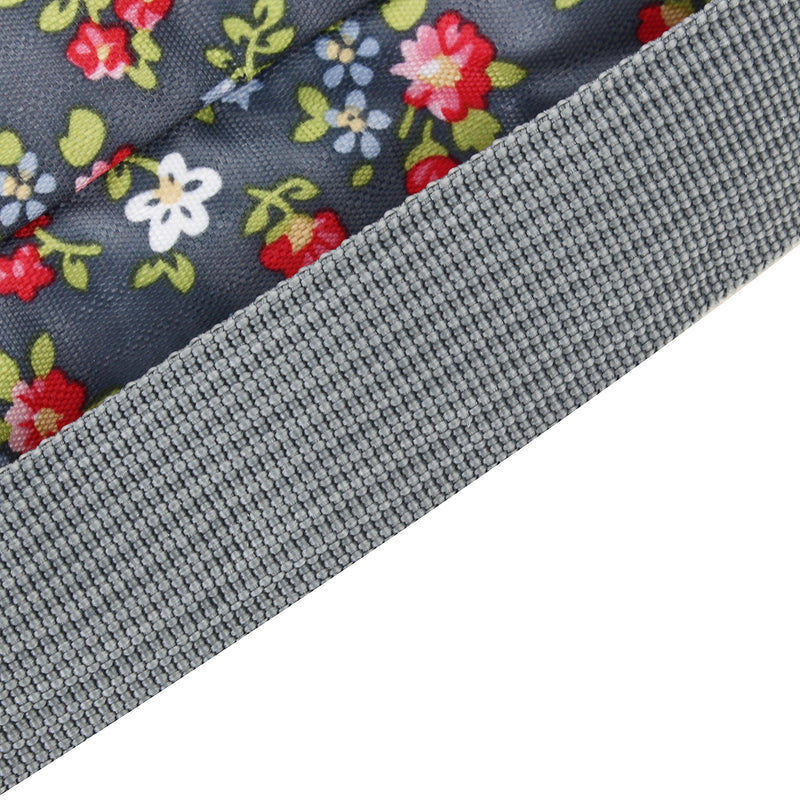 Bible Sturdy Cover Scripture Floral Canvas Hand Carry Handle Bag Storage