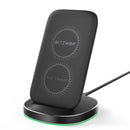 BlitzWolf BW-FWC6 10W 7.5W 5W Dual Coils Qi Wireless Fast Charger Stand Holder for iPhone 11 Pro XR X for Samsung S9 S10 for Xiaomi Huawei