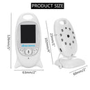 Wireless Video Baby Monitors Color Security Camera 2 Way Night Vision Infrared LED Temperature Monitoring and 8 Lullaby