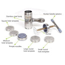 Noodle Maker Manual Press Machine Pasta Spaghetti Fruit Juicer Stainless Steel