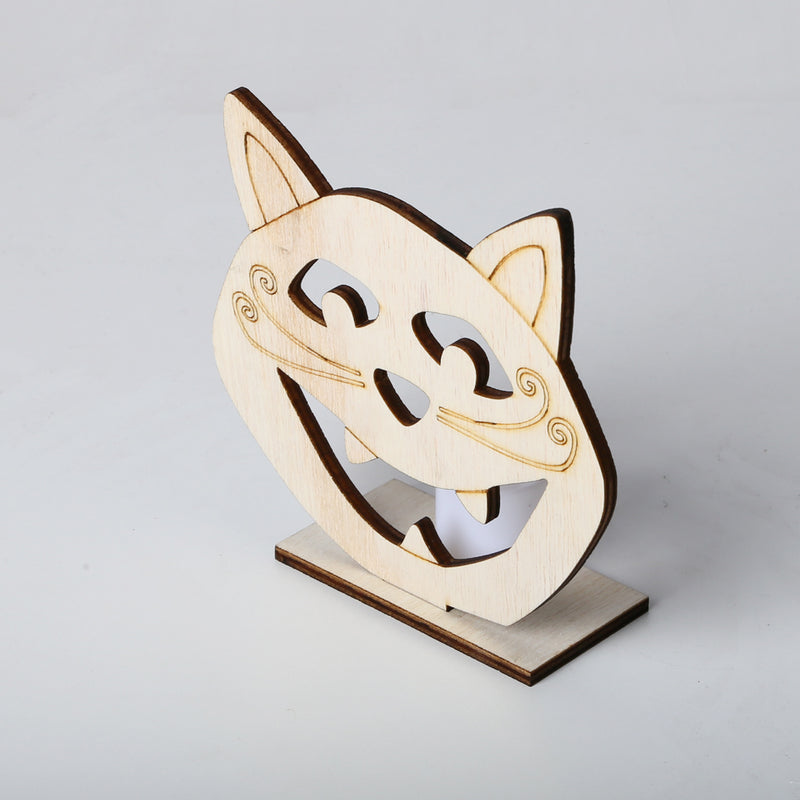 Loskii JM01541 European Hollow Christmas Snowflakes Wooden Pendants Ornaments Halloween Ornament Party Decorations Kids Gift