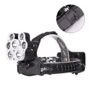 XANES 2201 3200LM 3*T6 LED + 4* XPE LED 4 Modes Headlamp 3*18650 Battery USB Interface