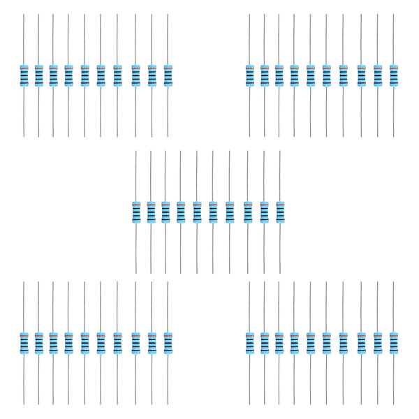 50pcs 1W Metal Film Resistor 1% 300 ohm