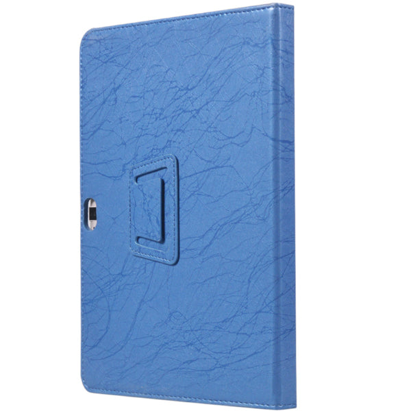 PU Leather Case Folding Stand Cover For 10.1 inch ALLDOCUBE Cube Free Young X7 Tablet Blue