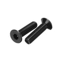 Suleve M3CH11 50Pcs M3 Carbon Steel Hex Socket Flat Head Countersunk Screws Bolts 4-12mm Length
