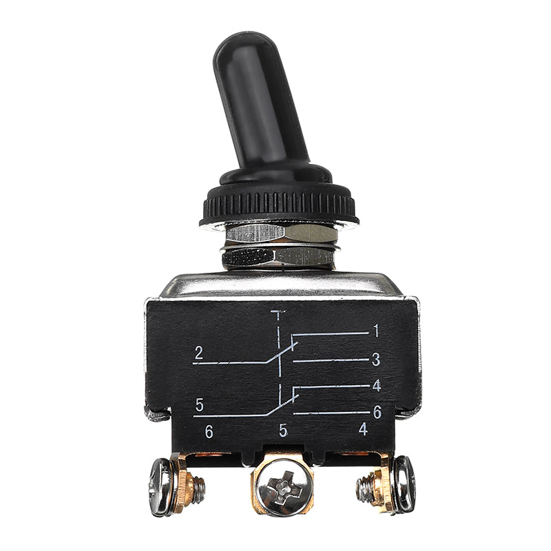 KEDU HY29D 250V DPDT On-On 6 Screw Toggle Switch For Electrical Appliances