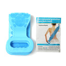 68cm Silicone Double-Sided Back Scrubber Comfortable Skin-Friendly Body Massage Manual Massager
