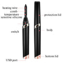 Electric Heated Eyelash Curler Quick Heating Long Lasting Curled Eyelashes Painless Curved Beauty Make Up Tool