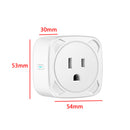 10A WiFi Smart Socket Switch US Plug Remote control Power Strip Timing Switch 110-240V